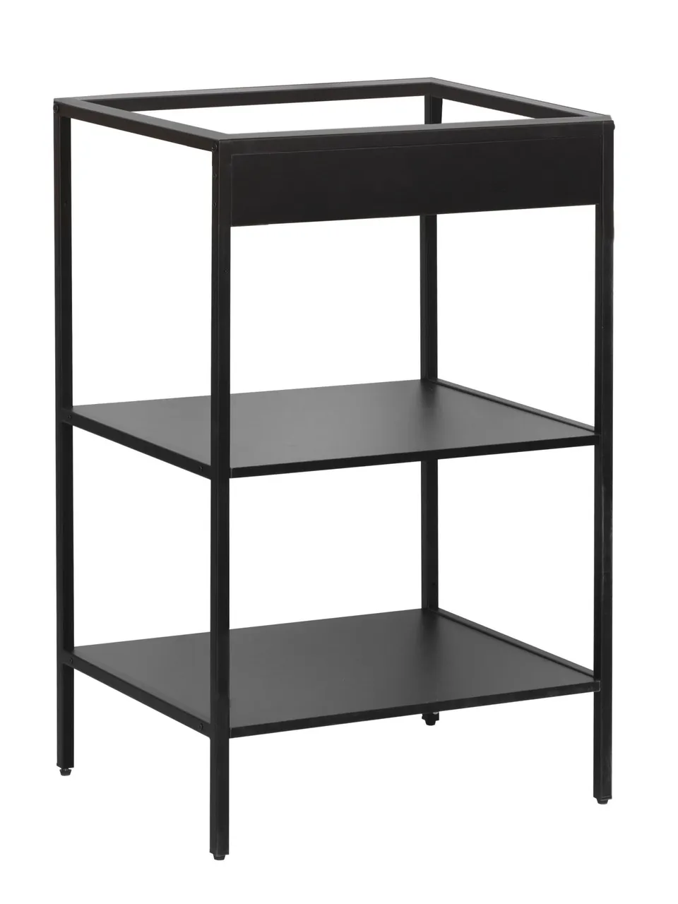 trendteam Lorin Waschbeckenregal Metall Schwarz ohne Becken