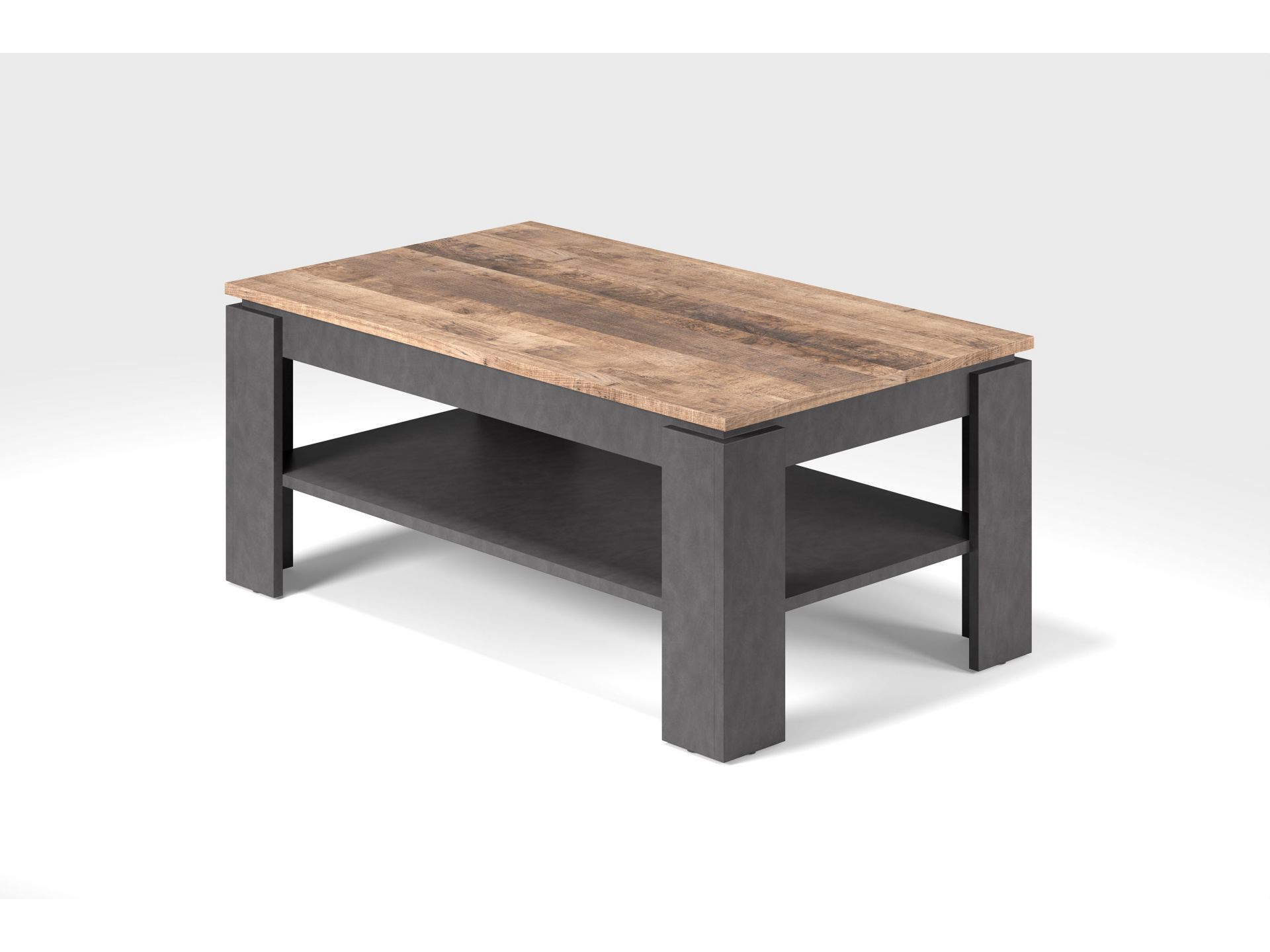 trendteam Universal Couchtisch dunkelgrau Wohnzimmertisch
