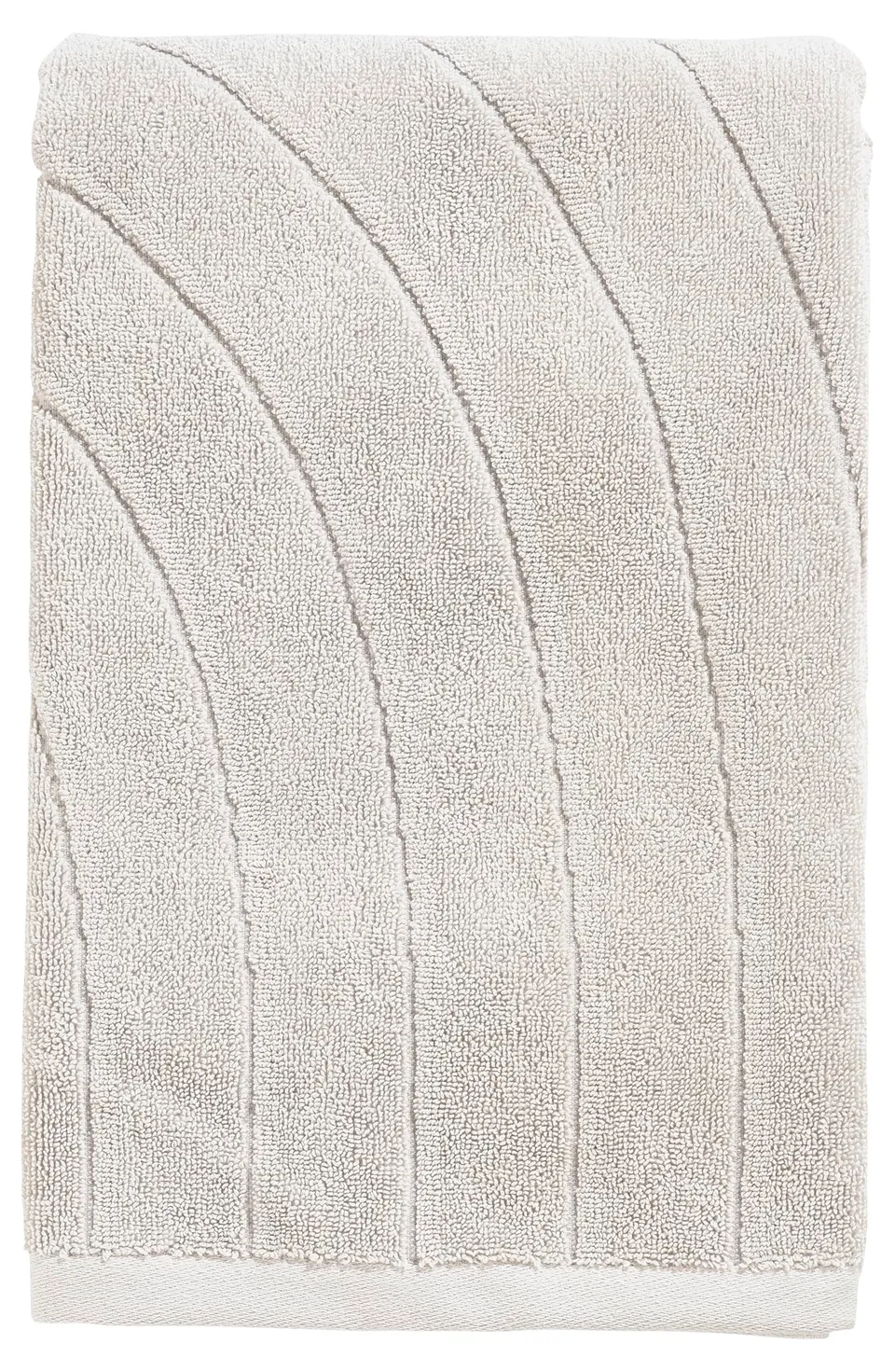 Zone Denmark Time Badehandtuch 70x140 Soft Grey Baumwolle