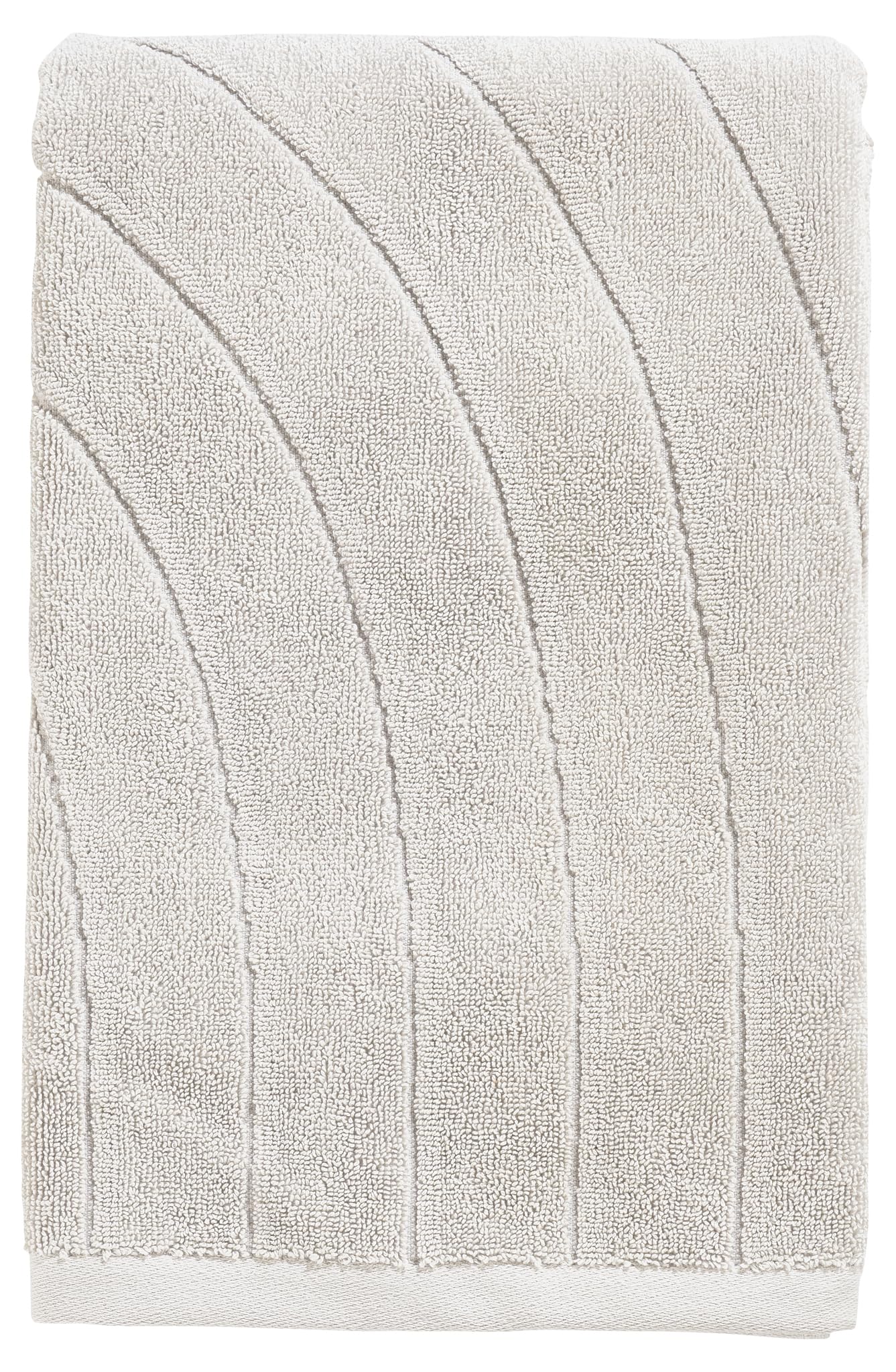 Zone Denmark Time Badehandtuch 70x140 Soft Grey Baumwolle
