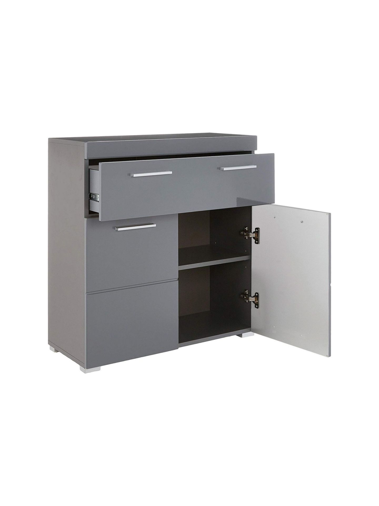 trendteam Amanda Standschrank Breit Grau Agave