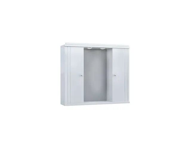 DROP Mirrors Spiegelschrank mit 2 Schränken und Spot