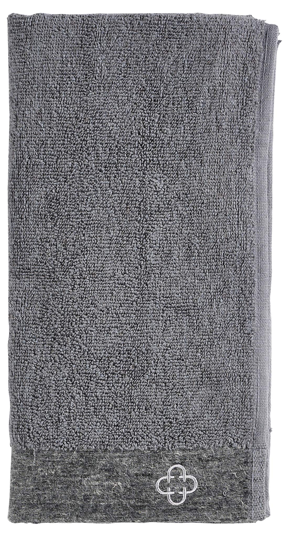 Zone Denmark Inu Handtuch 50x100 cm Grau Baumwolle Leinen