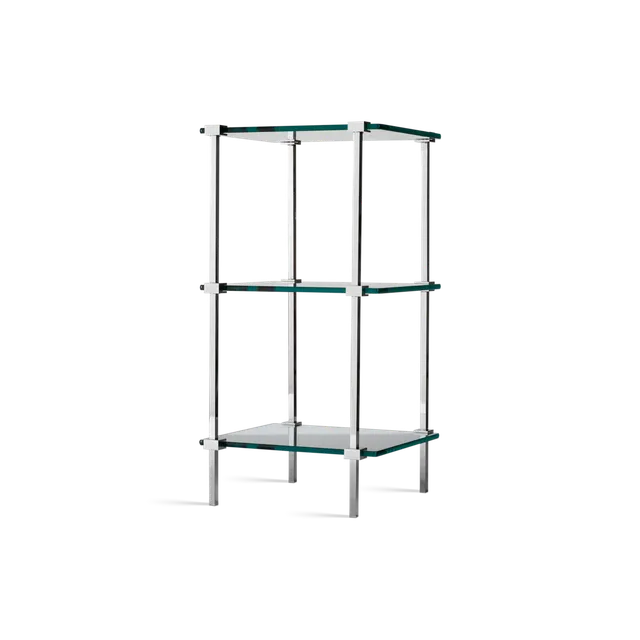 Decor Walther Classic T 11 Standregal Klarglas Chrom 2-bödig