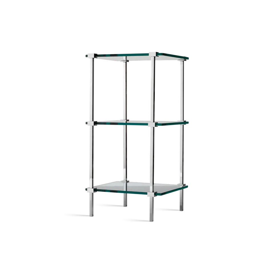 Decor Walther Classic T 11 Standregal Klarglas Chrom 2-bödig