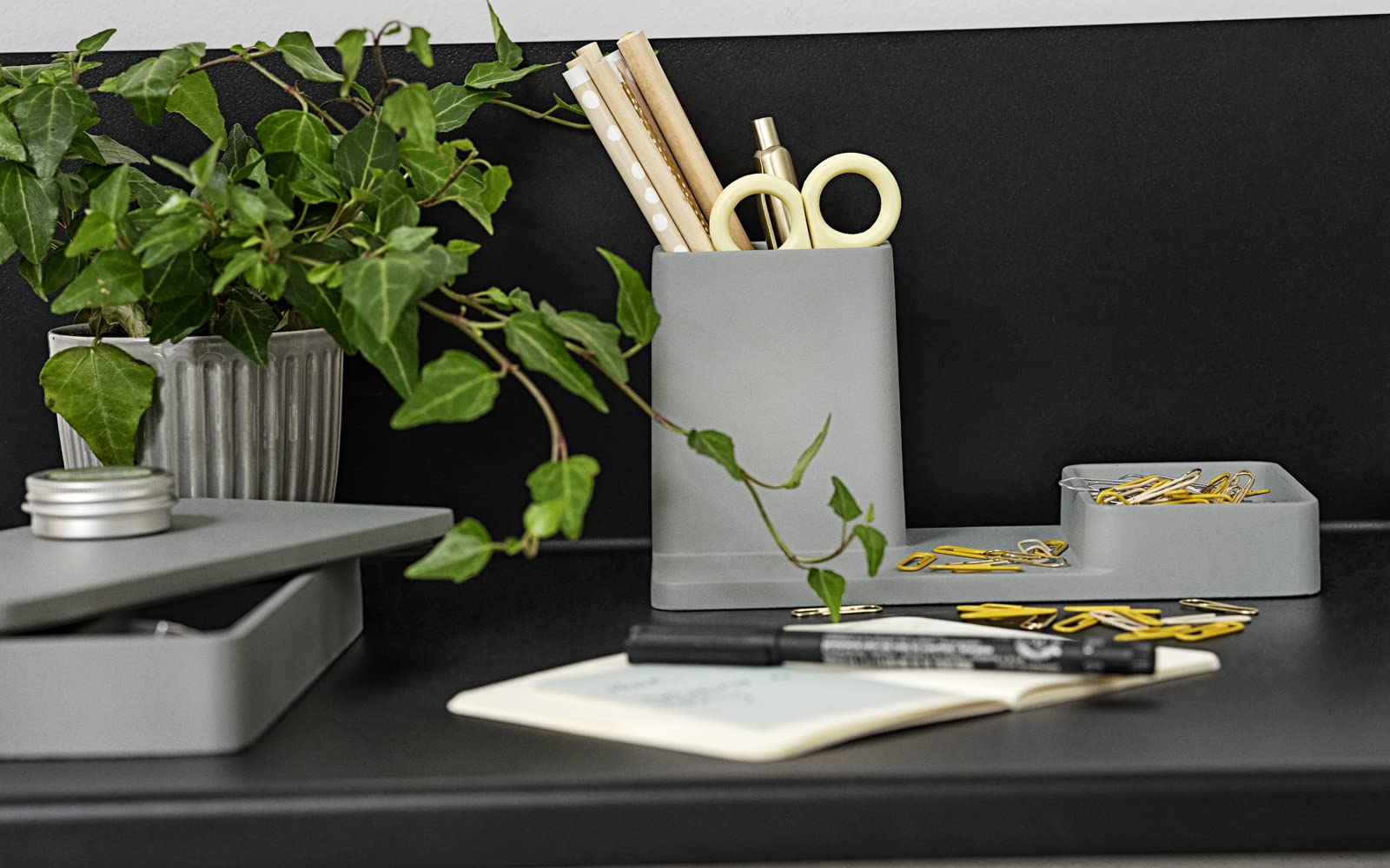 Zone Denmark Home Office Schreibtisch Organizer Schwarz 20x10 cm