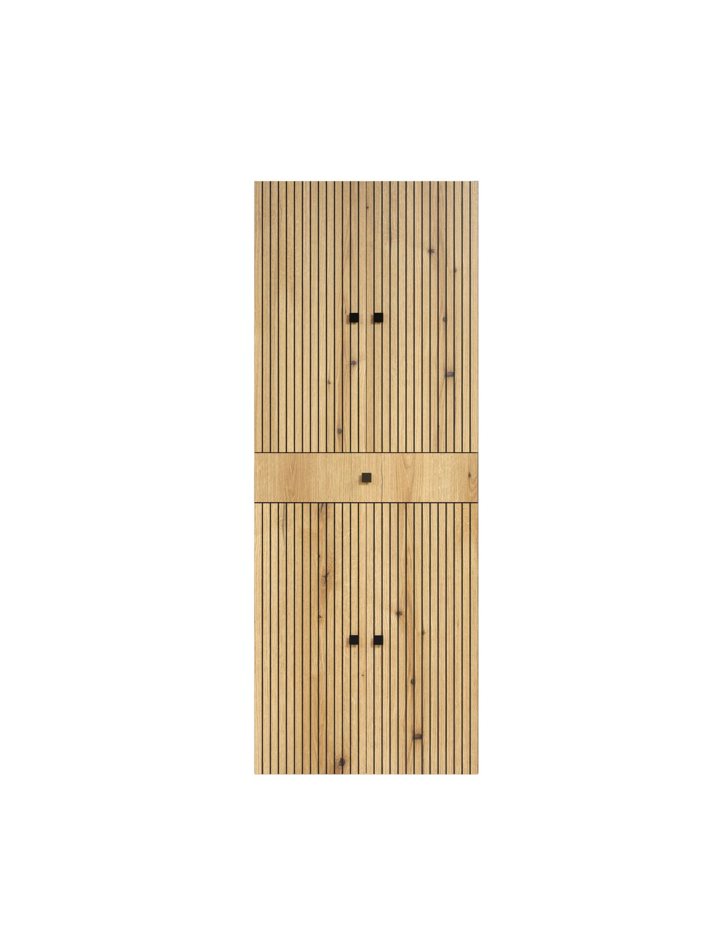 trendteam Badezimmer PureBliss Hochschrank Anthrazit Eiche