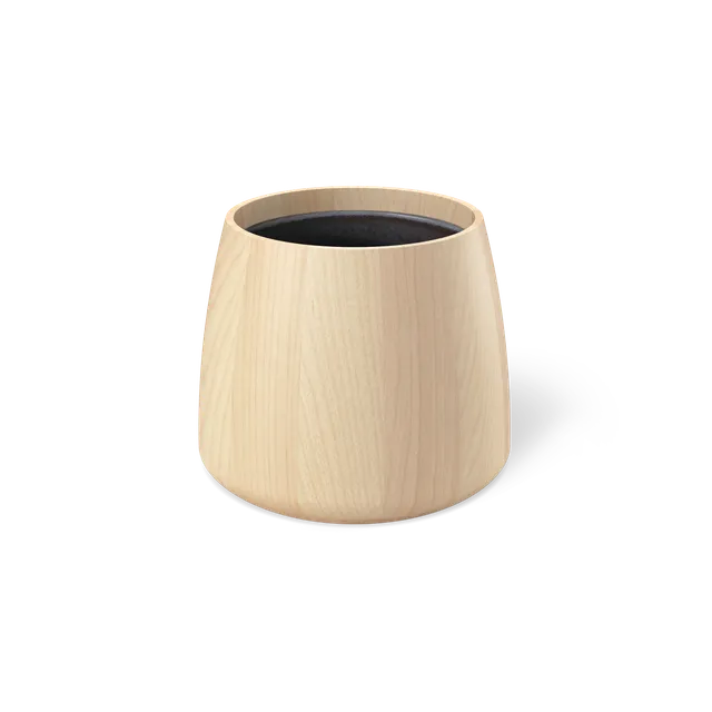 Decor Walther ONYO Vase Ahorn natur Holz mit Steingut