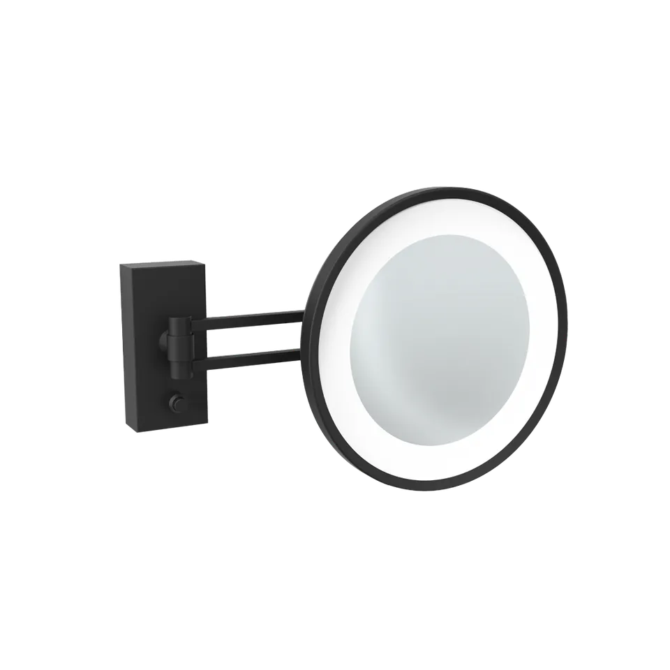 Decor Walther CLASSIC BS 36 LED Kosmetikspiegel 5x Schwarz Matt