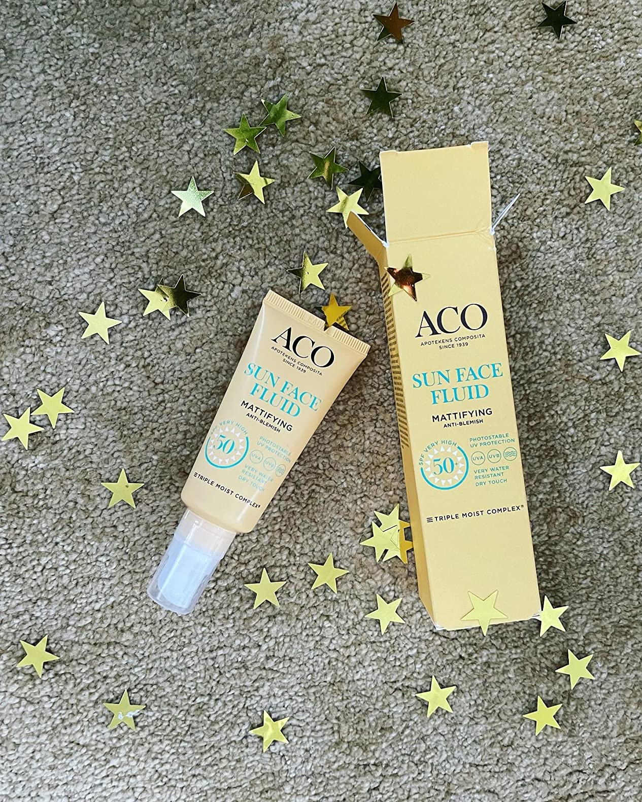 ACO Sun Face Fluid LSF 50+ mattierend 40 ml Mischhaut