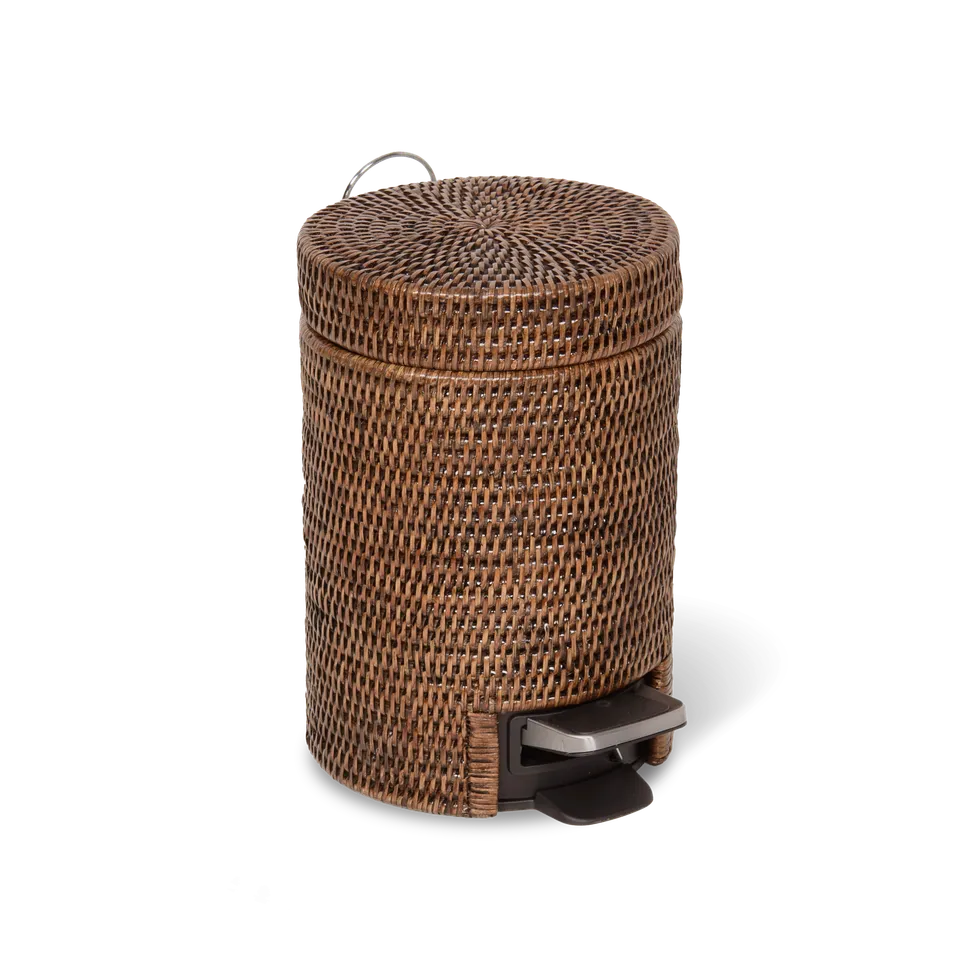 Decor Walther Basket TE Pedaleimer Rattan Hell 3 l