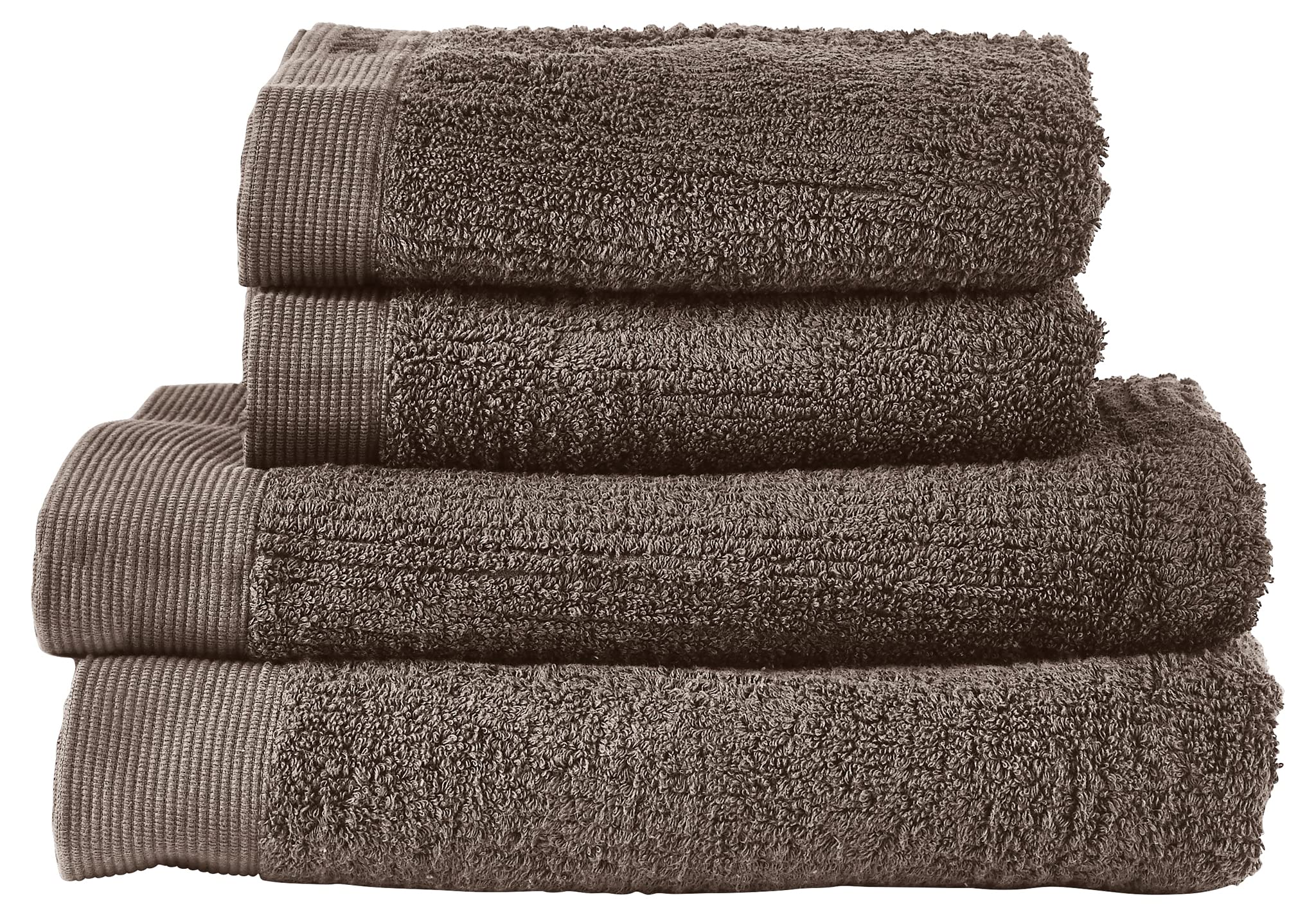 Zone Denmark Classic Handtuch Set Olive Grün 4-tlg Baumwolle