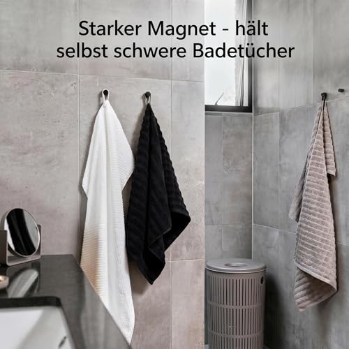 Zone Denmark Loop Handtuchklammern Camel Grau 4 Stk Magnet