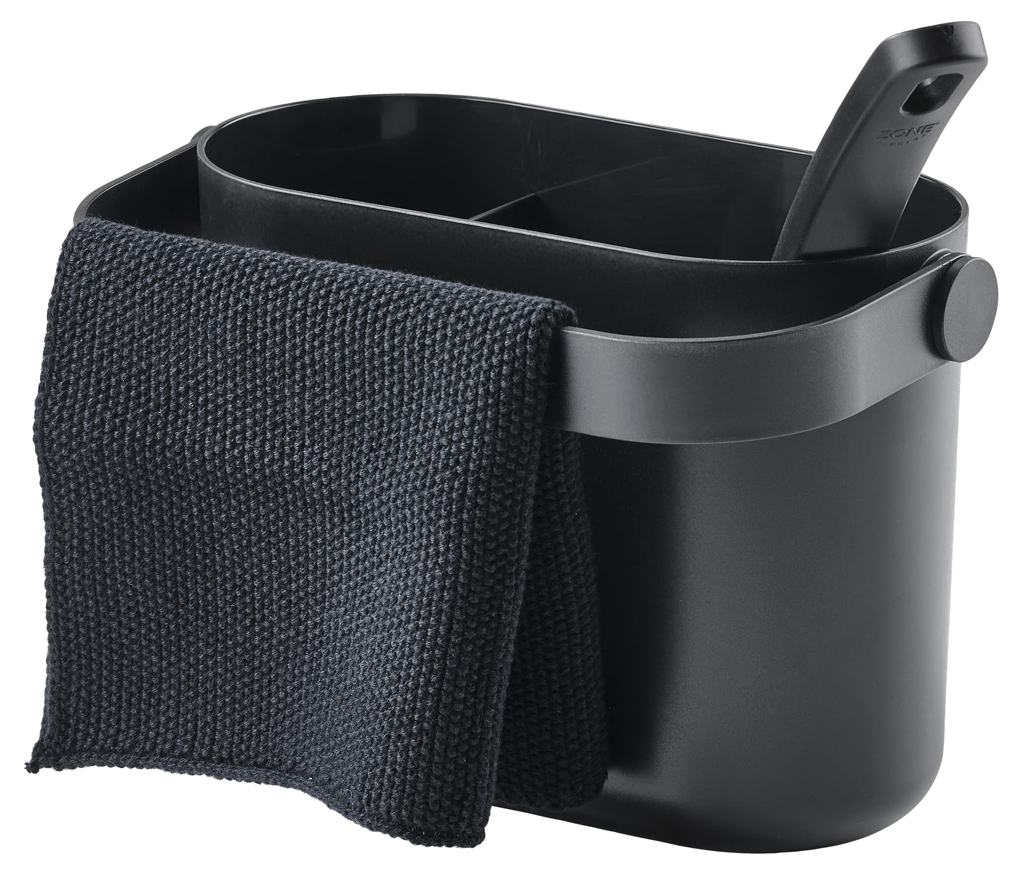 Zone Denmark Circular Spülset Warm Grey mit Bürste Organizer