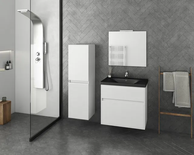 DROP Martinidis Instinct 65 Badmöbel White BL 1