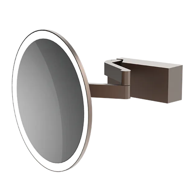 Decor Walther Vision Wandkosmetikspiegel Chrom Rund LED 5fach