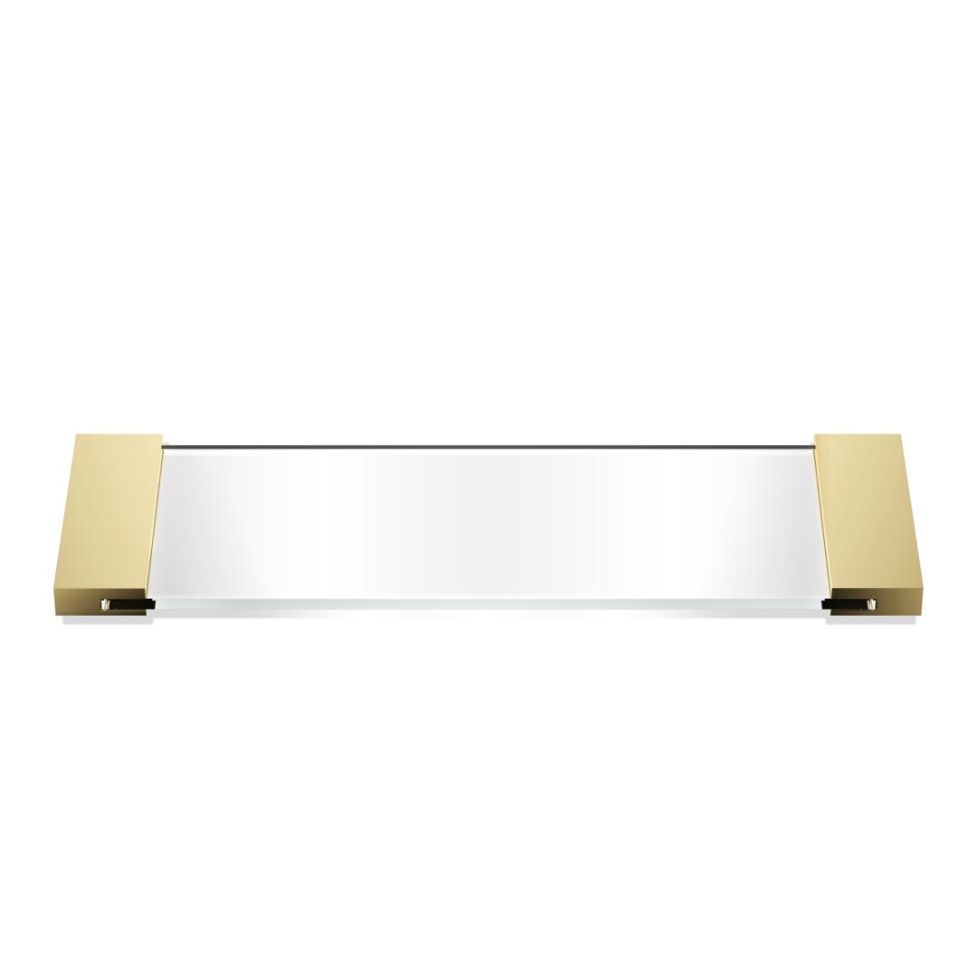 Decor Walther Classic TAB 34 Tablett Klarglas 34 cm Chrom