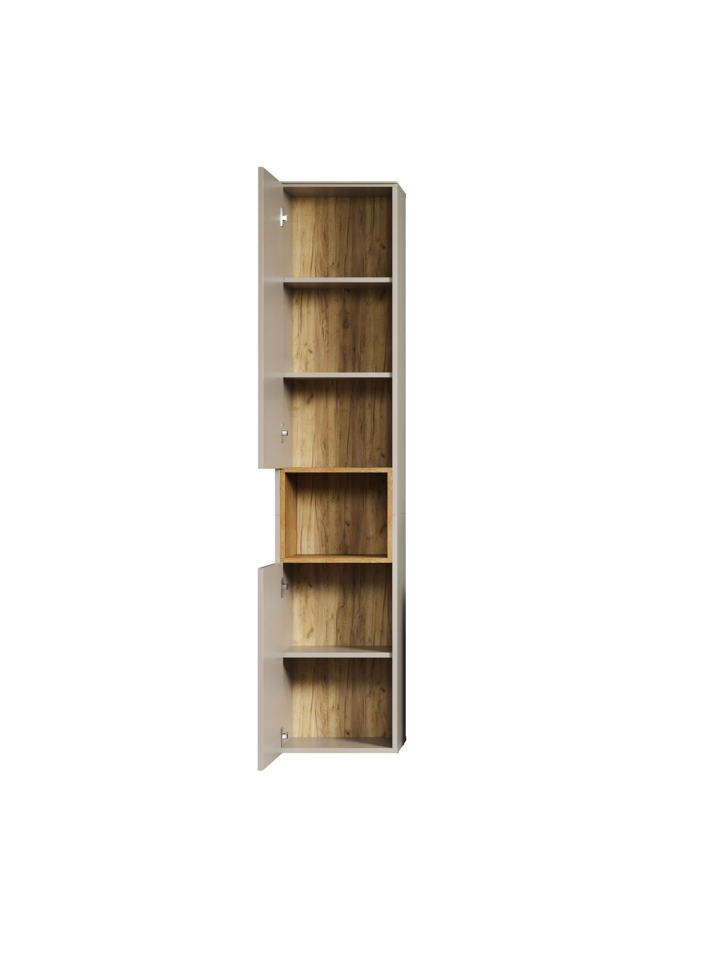 trendteam SaoPaulo Hochschrank Cashmere Evoke Eiche Bad