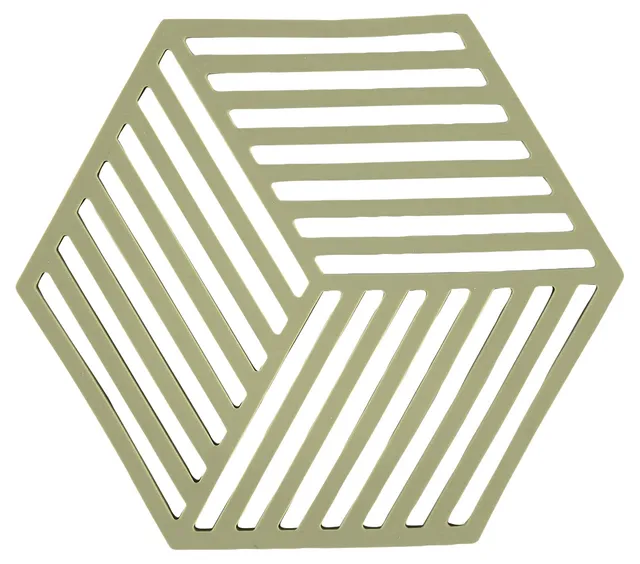 Zone Denmark Hexagon Topfuntersetzer Silikon Sage 16x14 cm