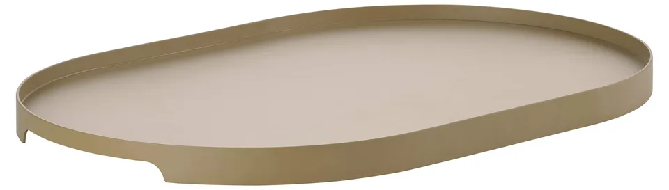 Zone Denmark Singles Serviertablett Metall 35x23 Khaki