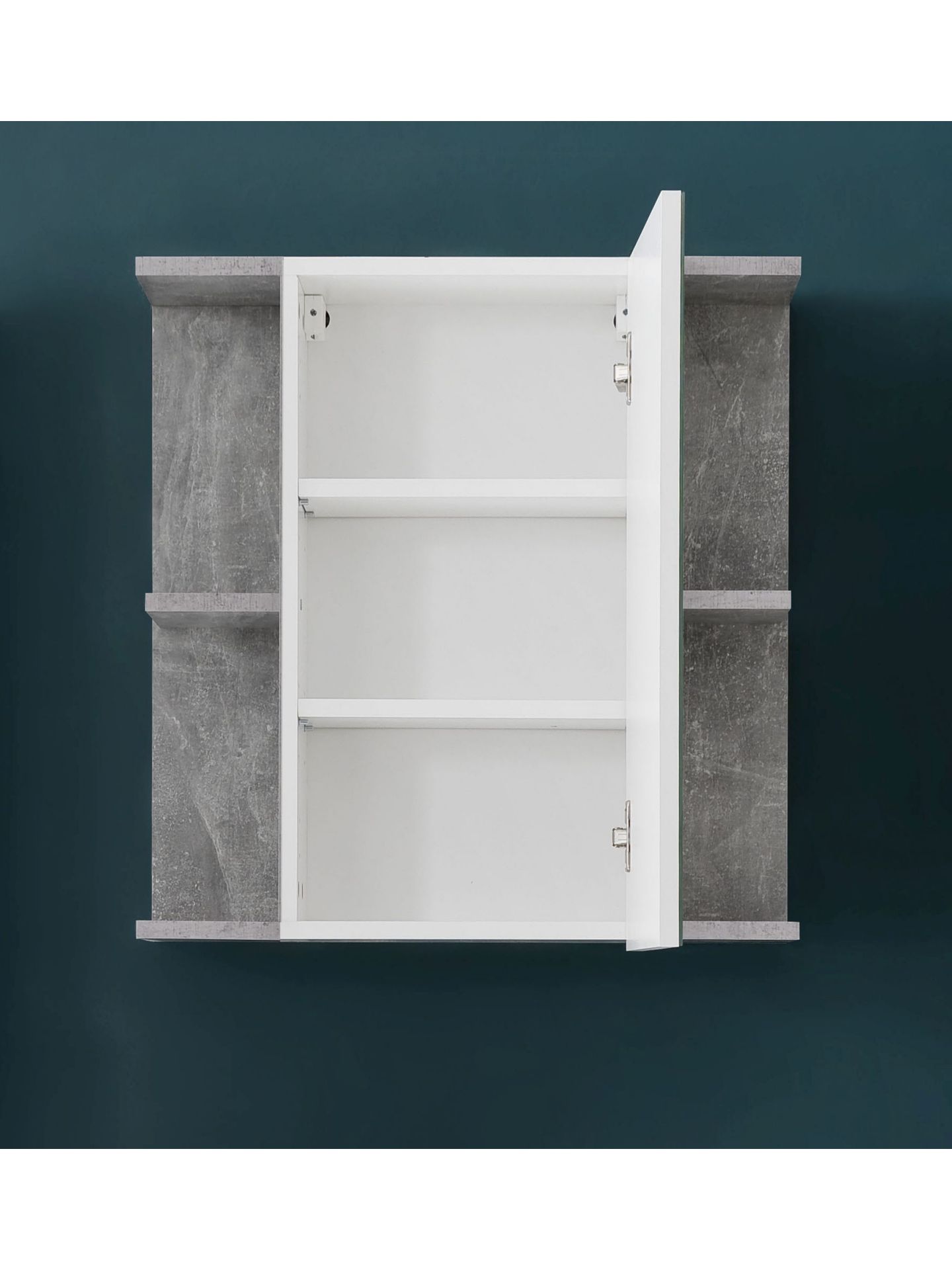 trendteam Nano Spiegelschrank grau Beton Stone