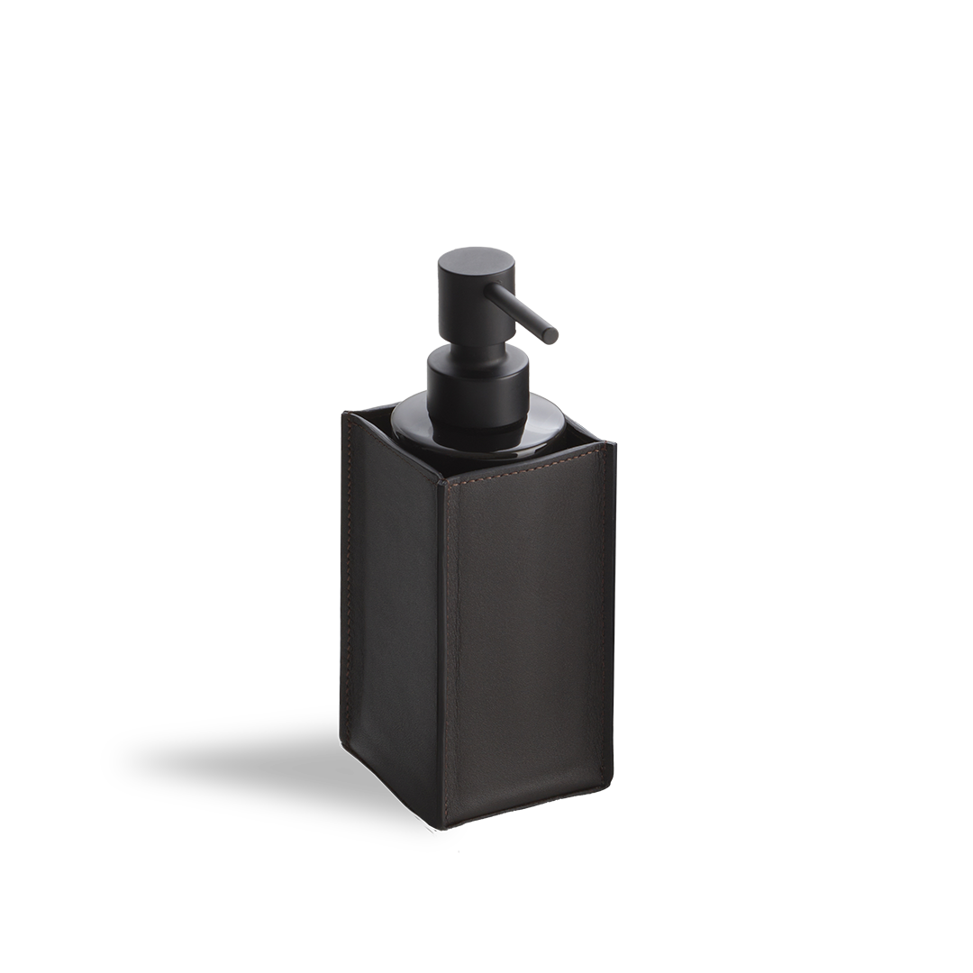 Decor Walther Nappa SSP Seifenspender Schwarzbraun Leder
