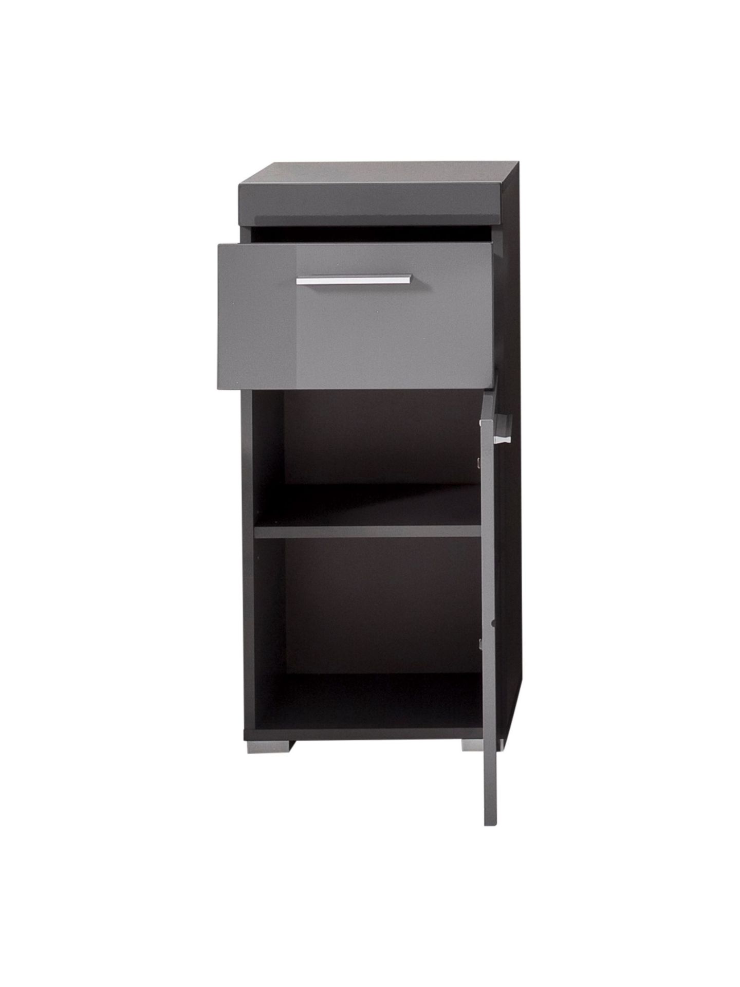 trendteam Amanda Standschrank grau Bad-Hochschrank Agave