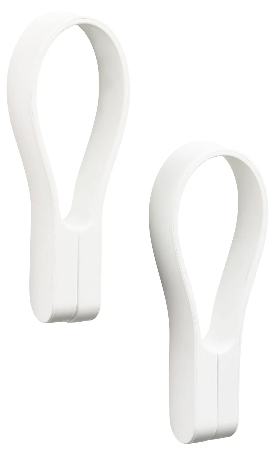 Zone Denmark Loop Handtuchklammern Weiß Magnet 2 Stück