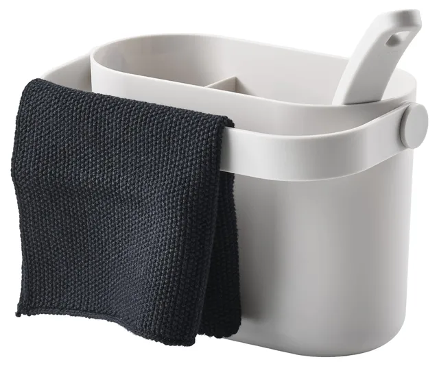 Zone Denmark Circular Spülset Warm Grey mit Bürste Organizer