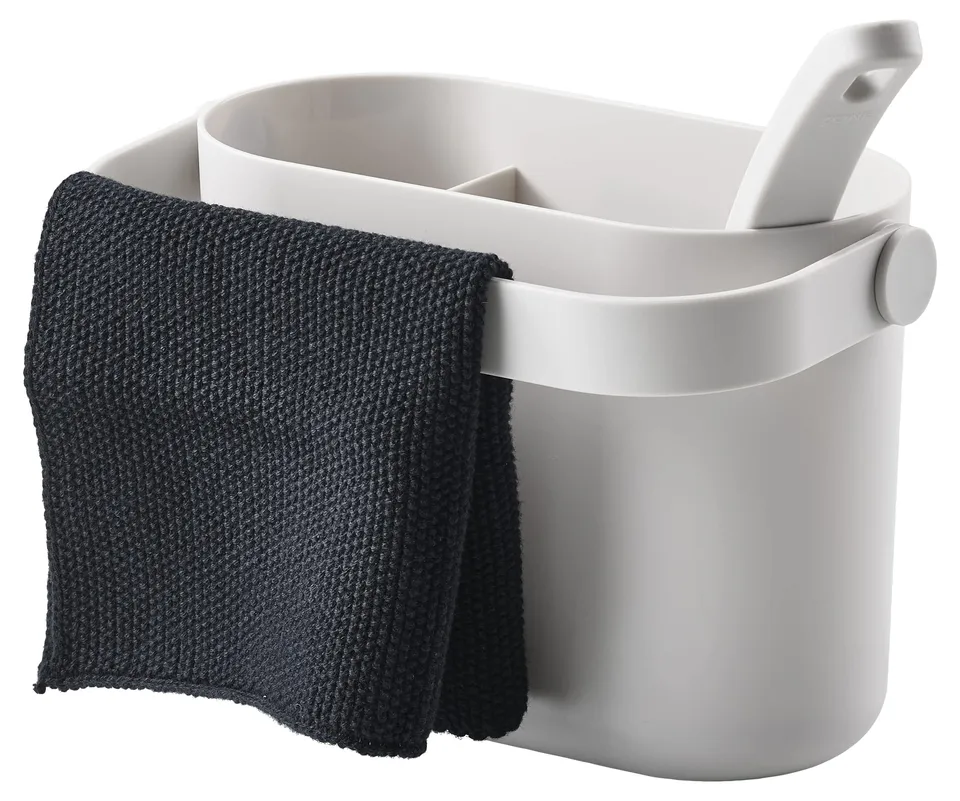 Zone Denmark Circular Spülset Warm Grey mit Bürste Organizer