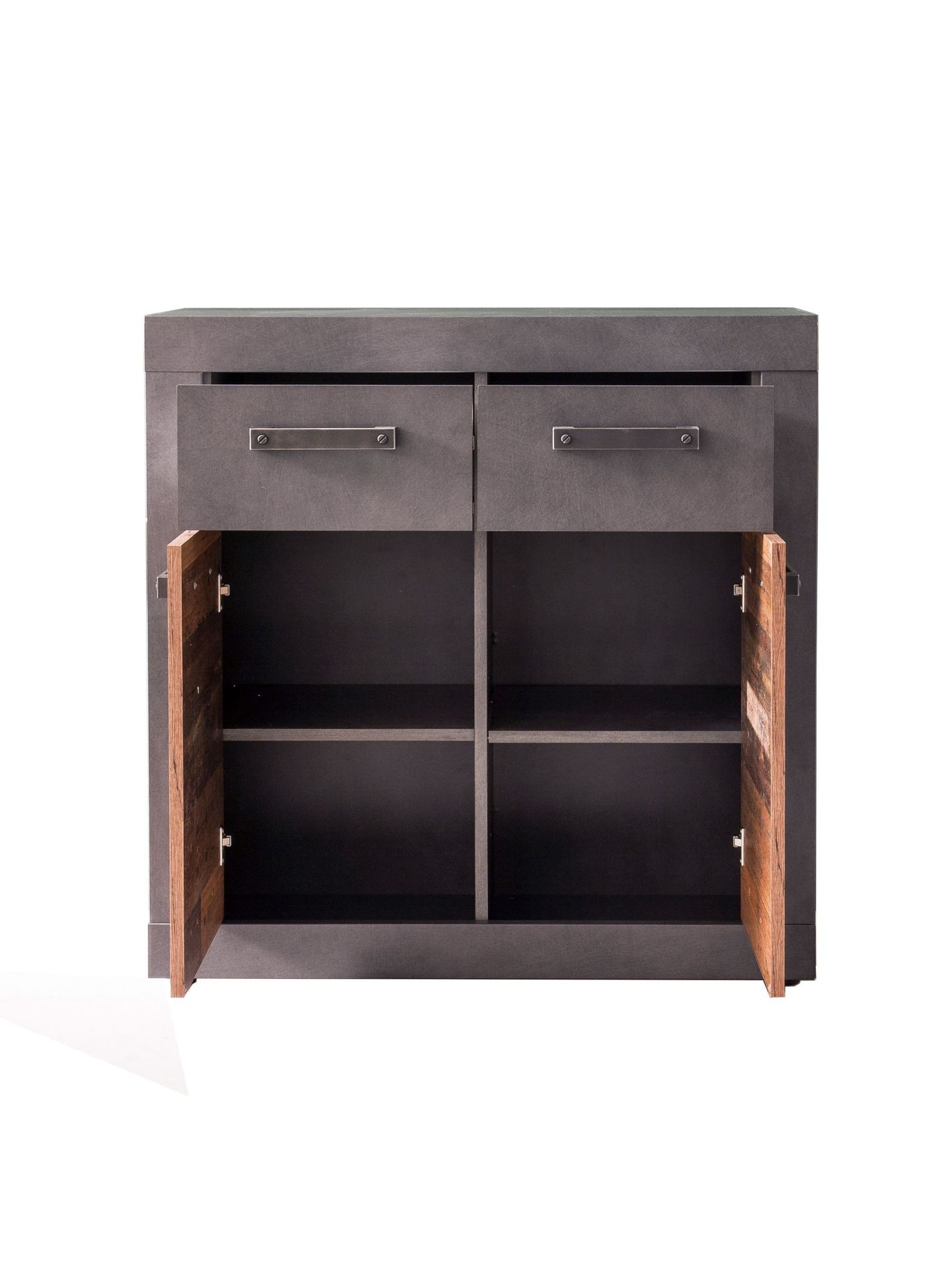 trendteam Indy Kommode Graphit Grau Old Wood