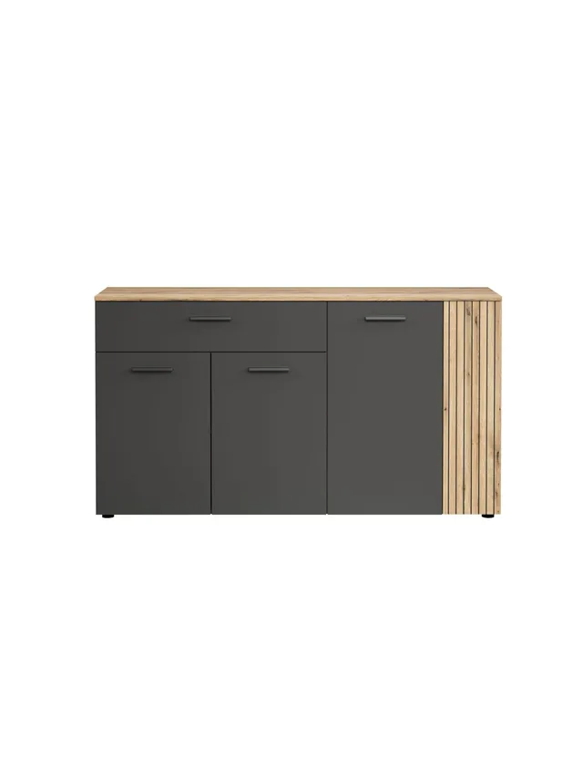 trendteam Esteban Sideboard Anthrazit Coast Evoke Oak