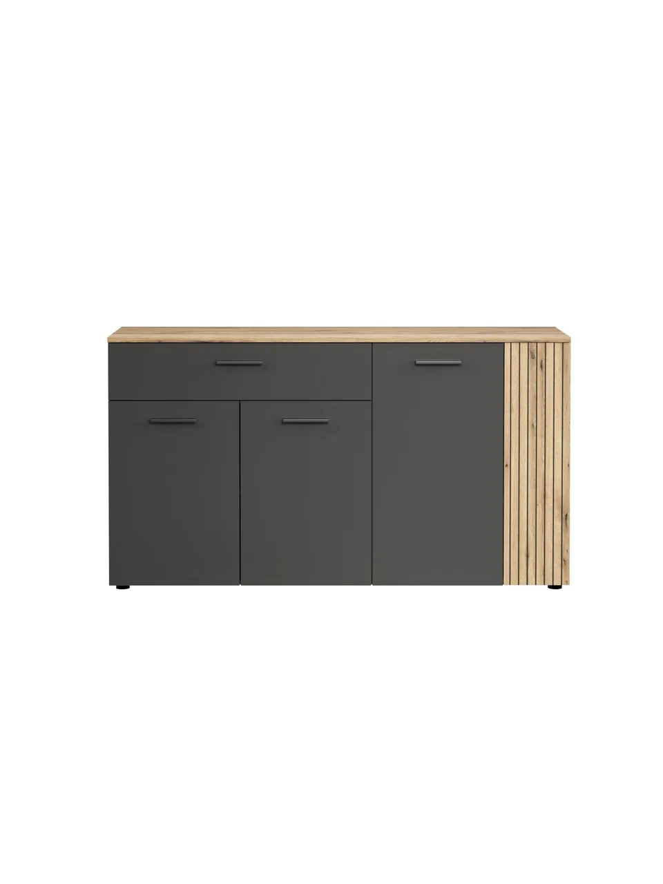trendteam Esteban Sideboard Anthrazit Coast Evoke Oak