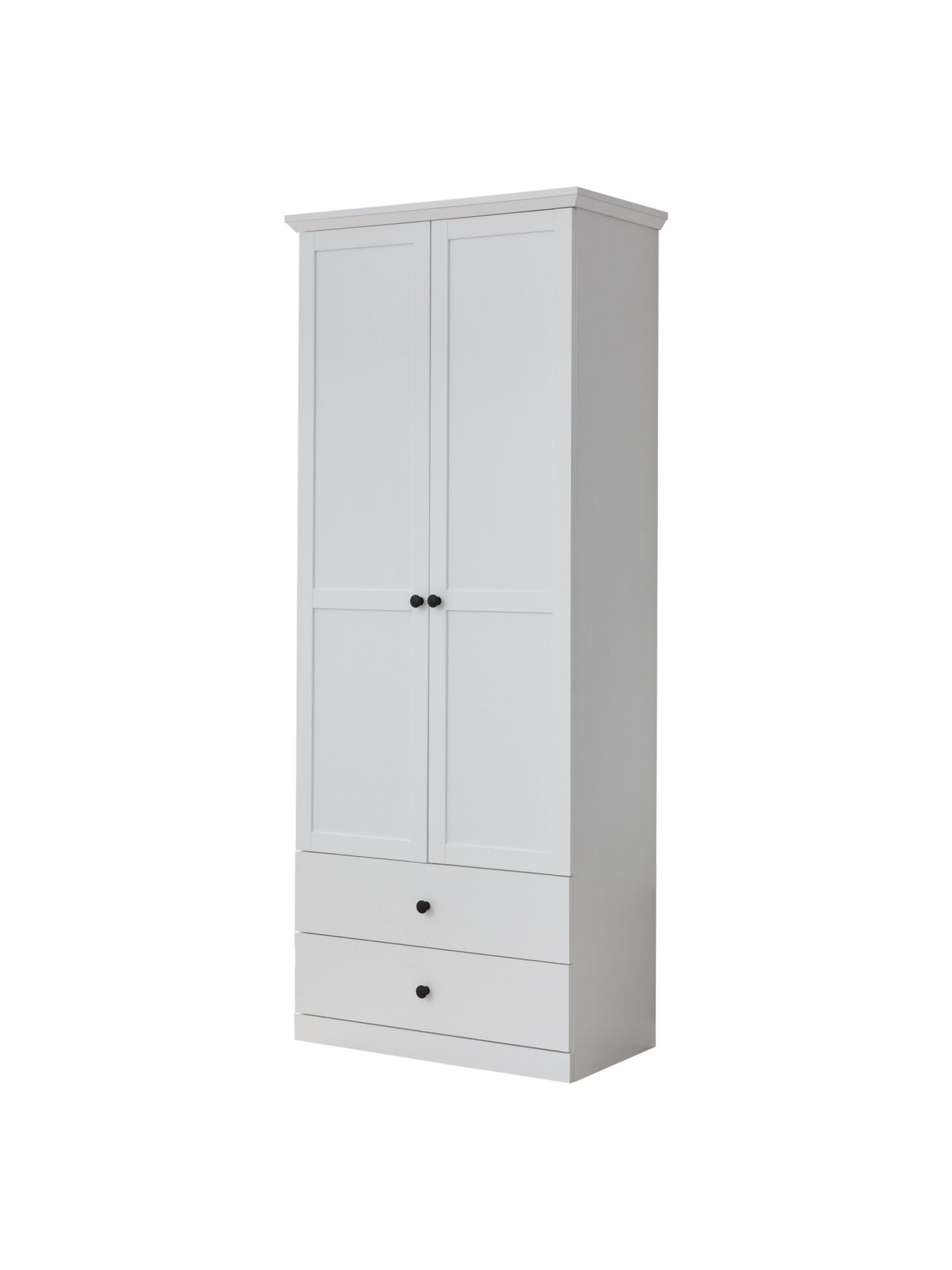 trendteam Brandson Baxter Garderobenschrank Weiß