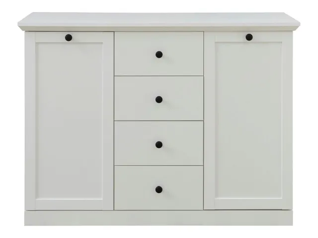 trendteam Brandson Baxter Sideboard weiß Dekor