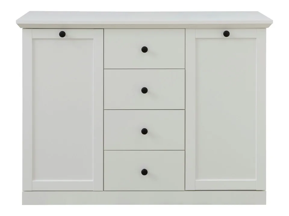 trendteam Brandson Baxter Sideboard weiß Dekor