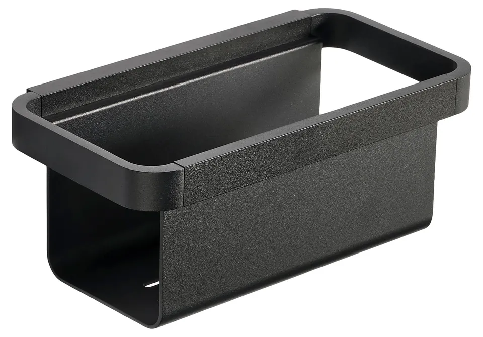 Zone Denmark Rim Duschregal Schwarz 22x11,4x9 cm Aluminium