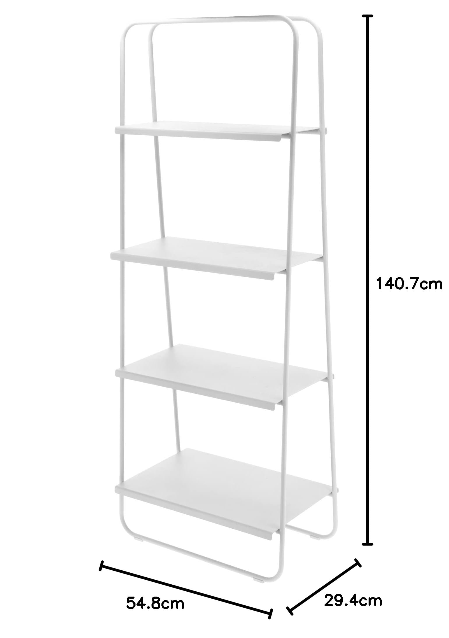 Zone Denmark A-Bookshelf Bücherregal Metall Soft Grey 140,7 cm