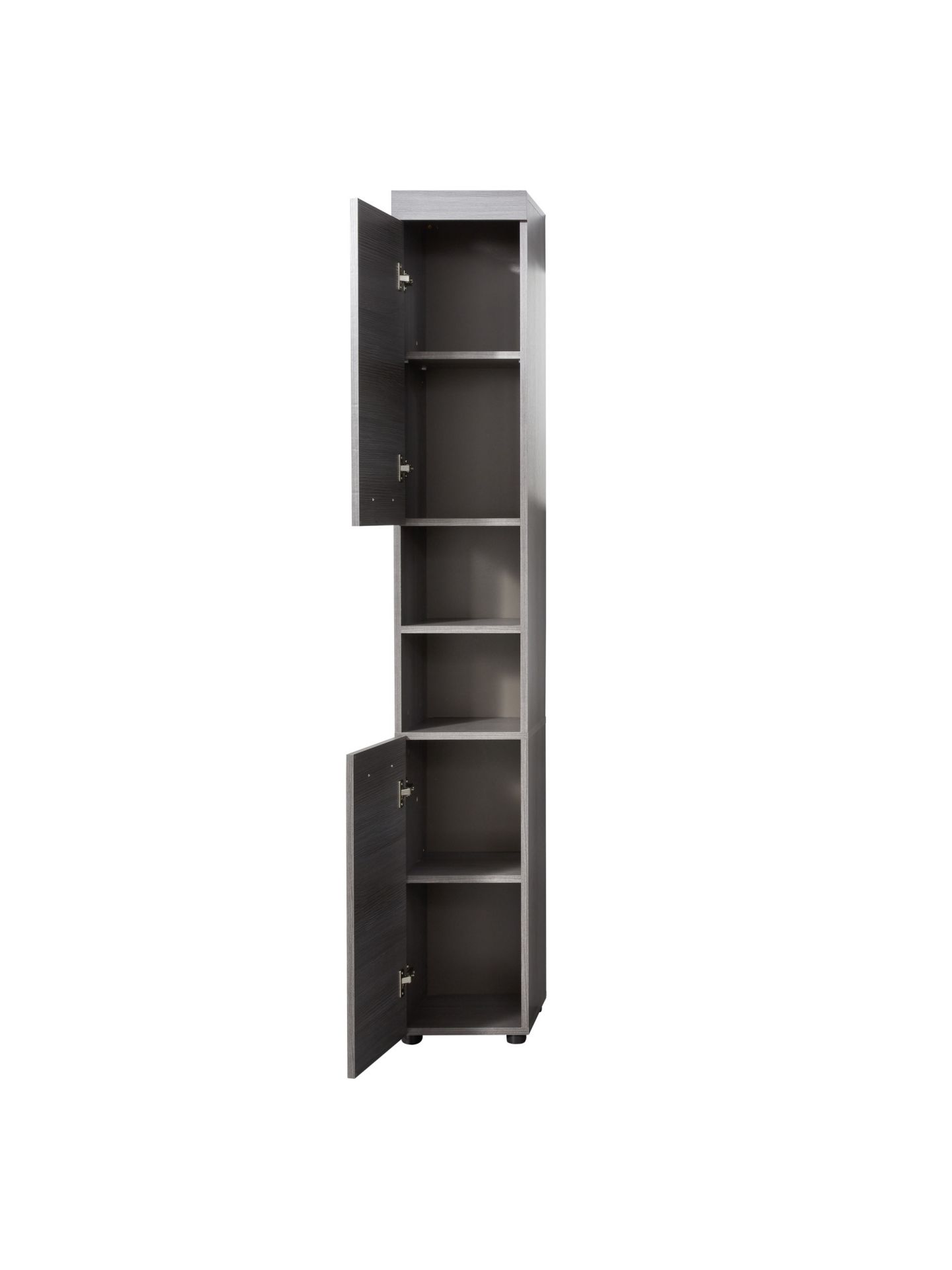 trendteam Runner Hochschrank rauchsilber Melamin