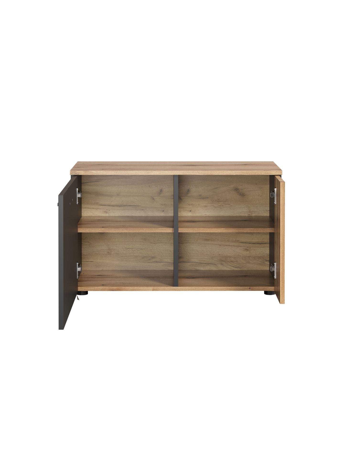 trendteam Esteban Sitzbank Anthrazit Coast Evoke Oak