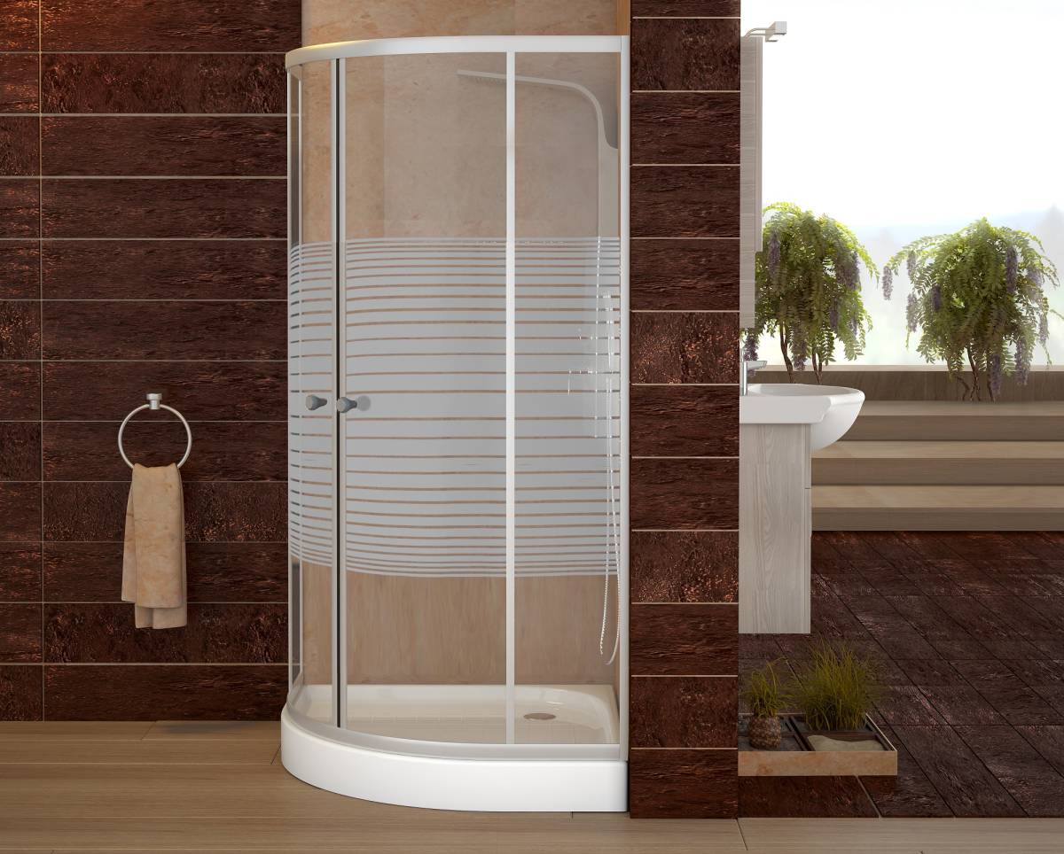 DROP Martinidis Shower Cabins Duschkabine Halbrund
