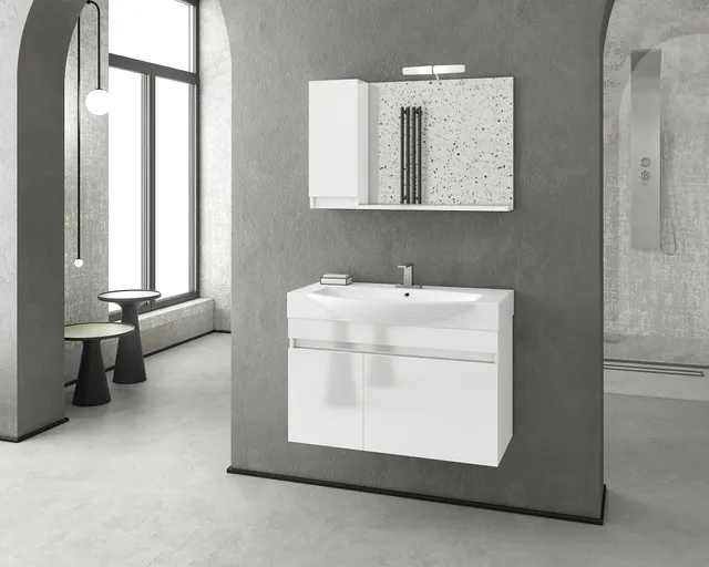 DROP Martinidis SENSO 85 Waschtischunterschrank Weiß 85 cm