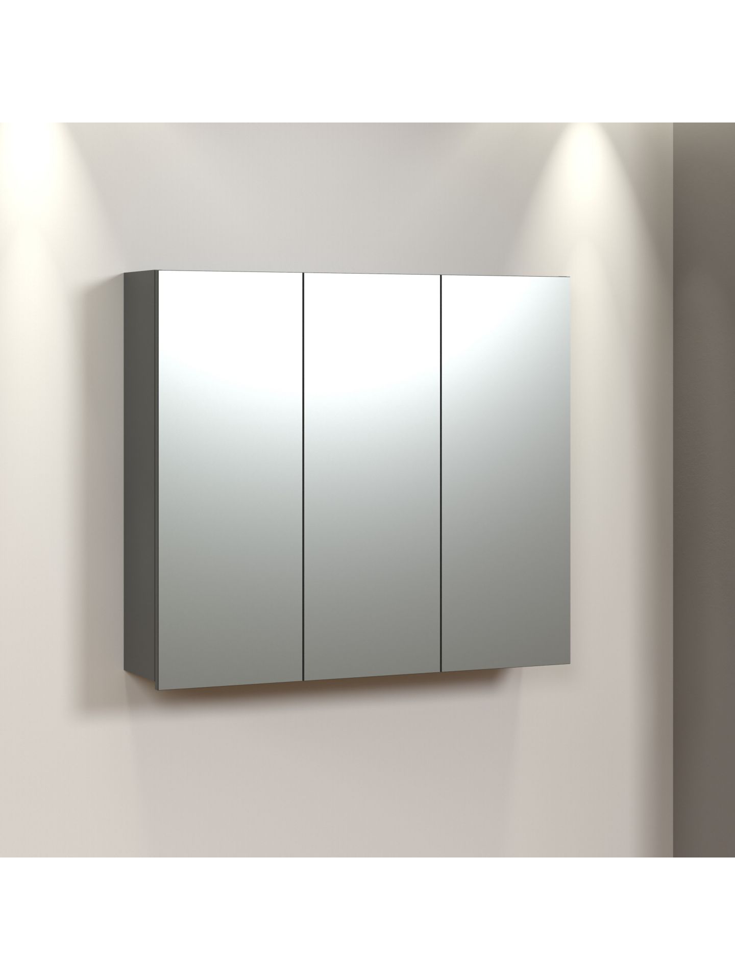 trendteam PureBliss Spiegelschrank Anthrazit Spiegelglas