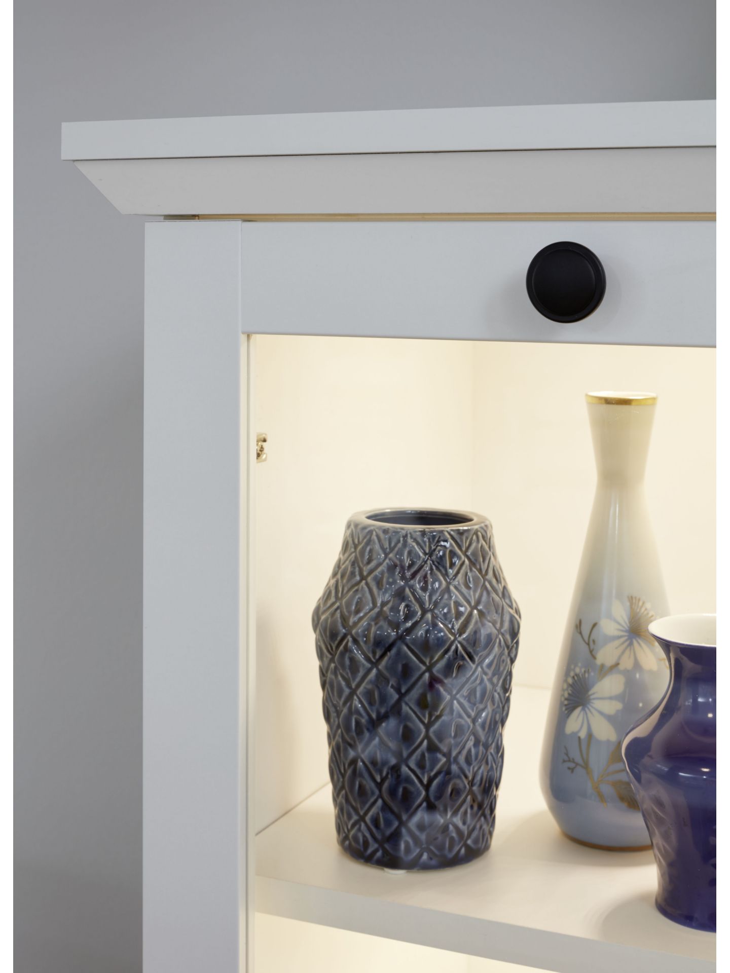 trendteam smart living BrandsonBaxter Anbauwand weiß Wohnzimmer