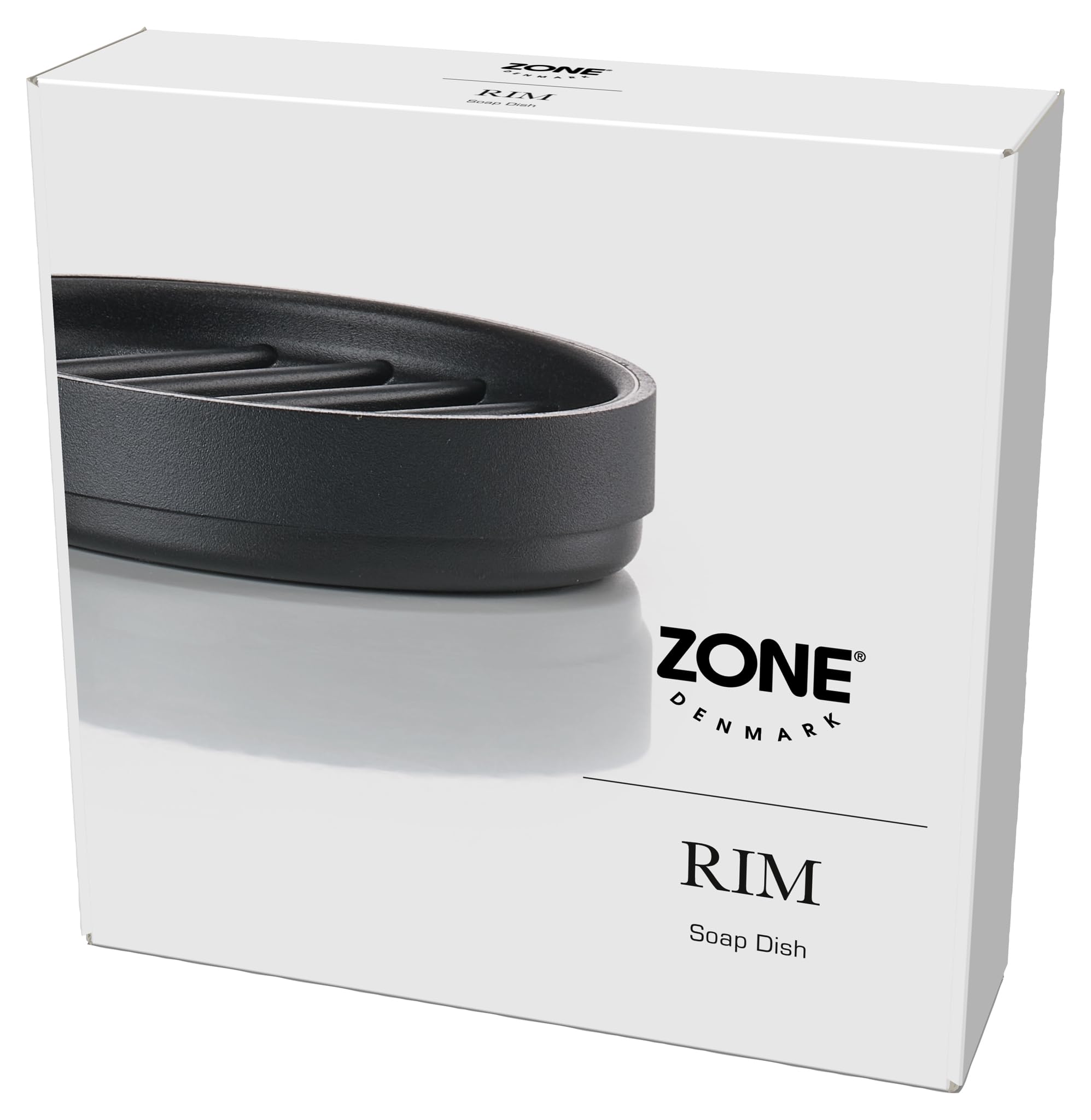 Zone Denmark Rim Seifenschale Schwarz rund 10,8 cm