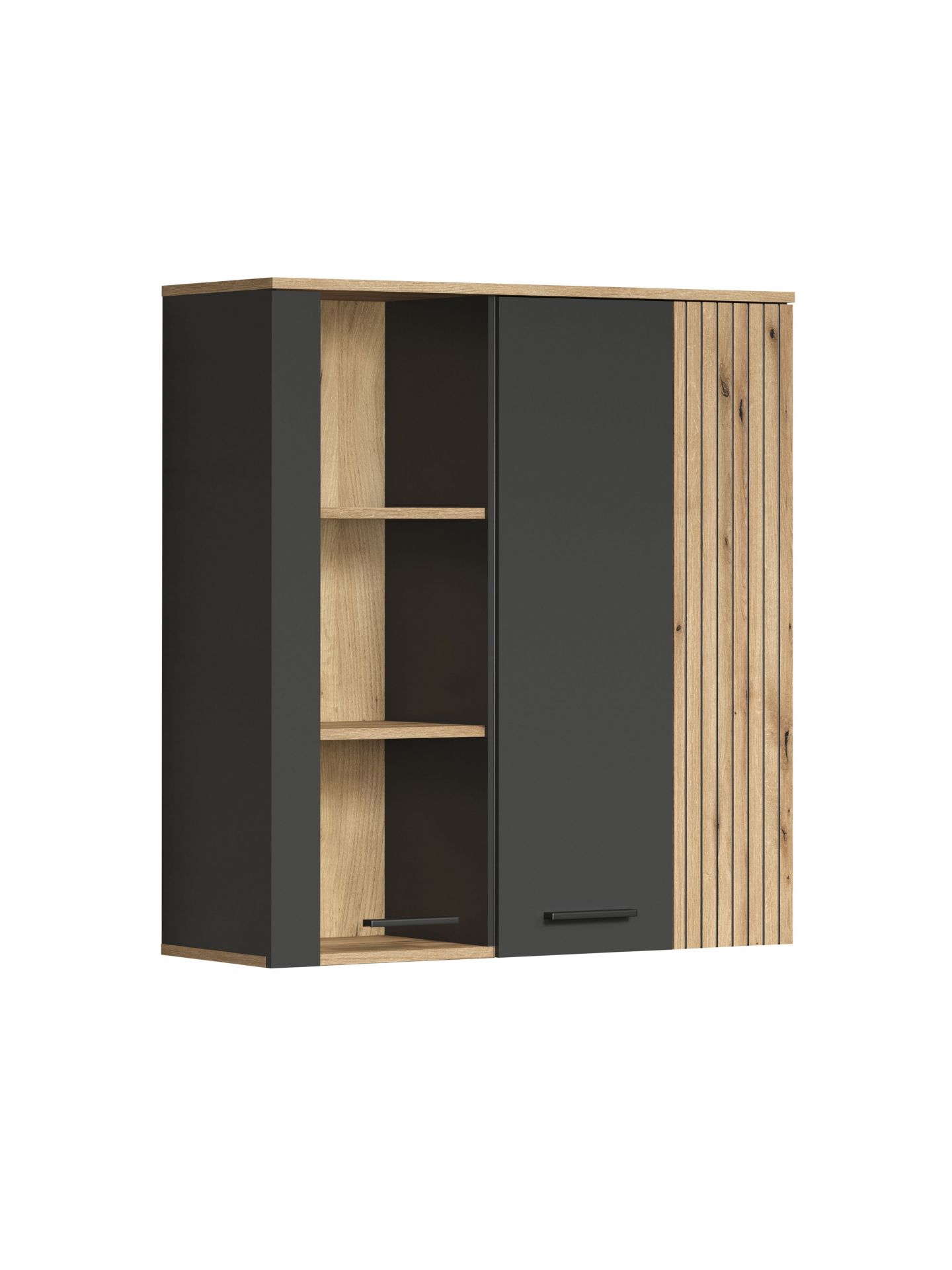 trendteam Esteban Hängevitrine Anthrazit / Evoke Oak