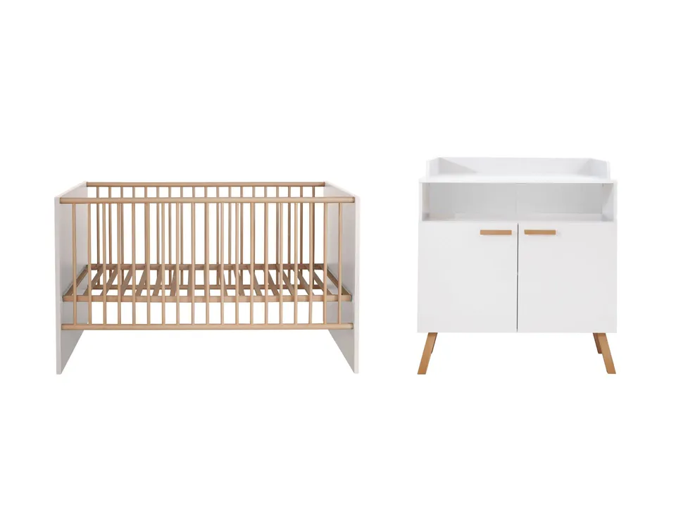 trendteam Mats Babyzimmer Kombination Weiß