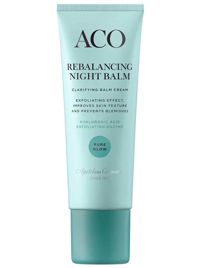 ACO Pure Glow Night Balm Nachtcreme 50 ml Mischhaut