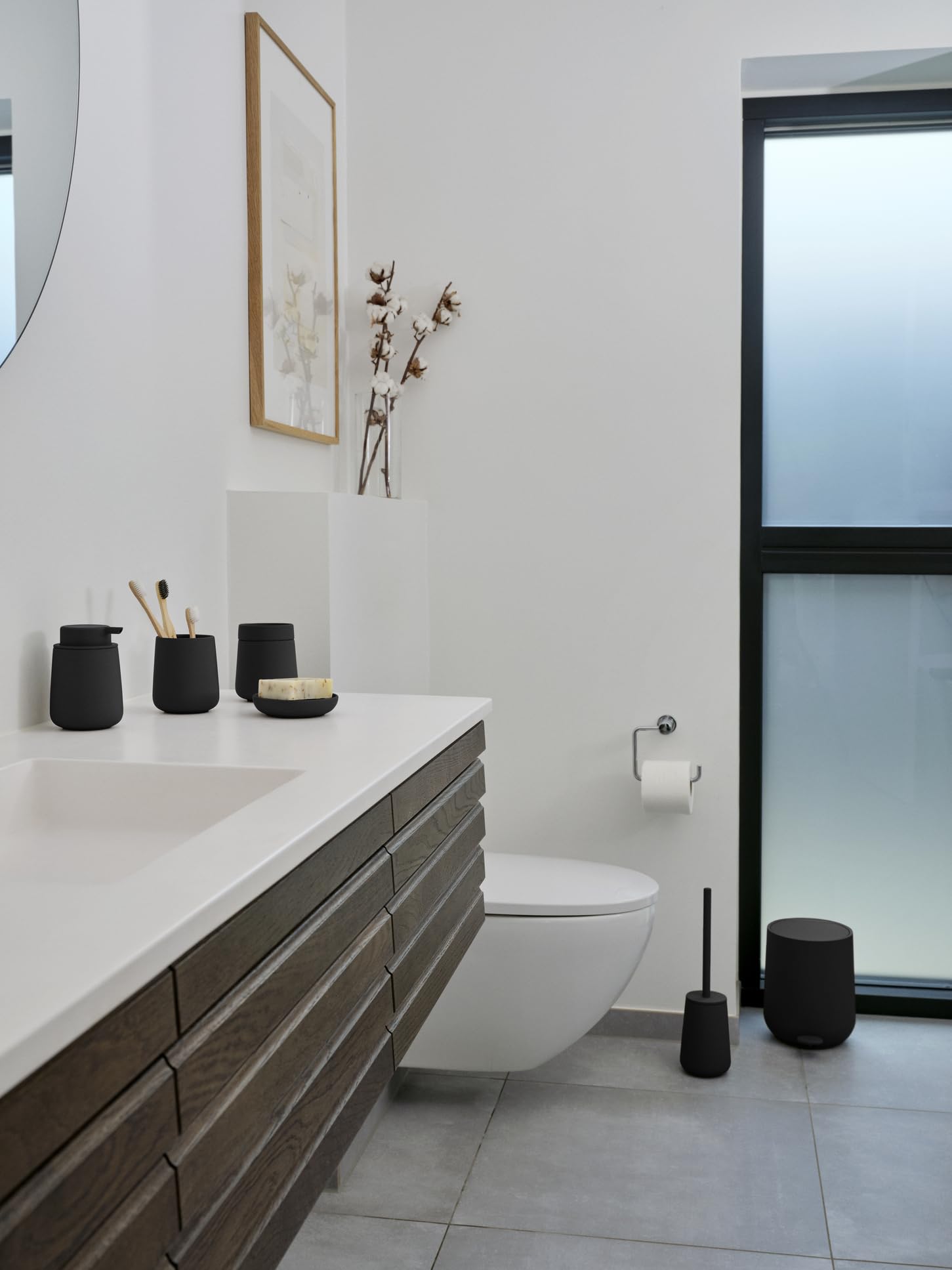 Zone Denmark Nova One Toilettenbürste Keramik Schwarz