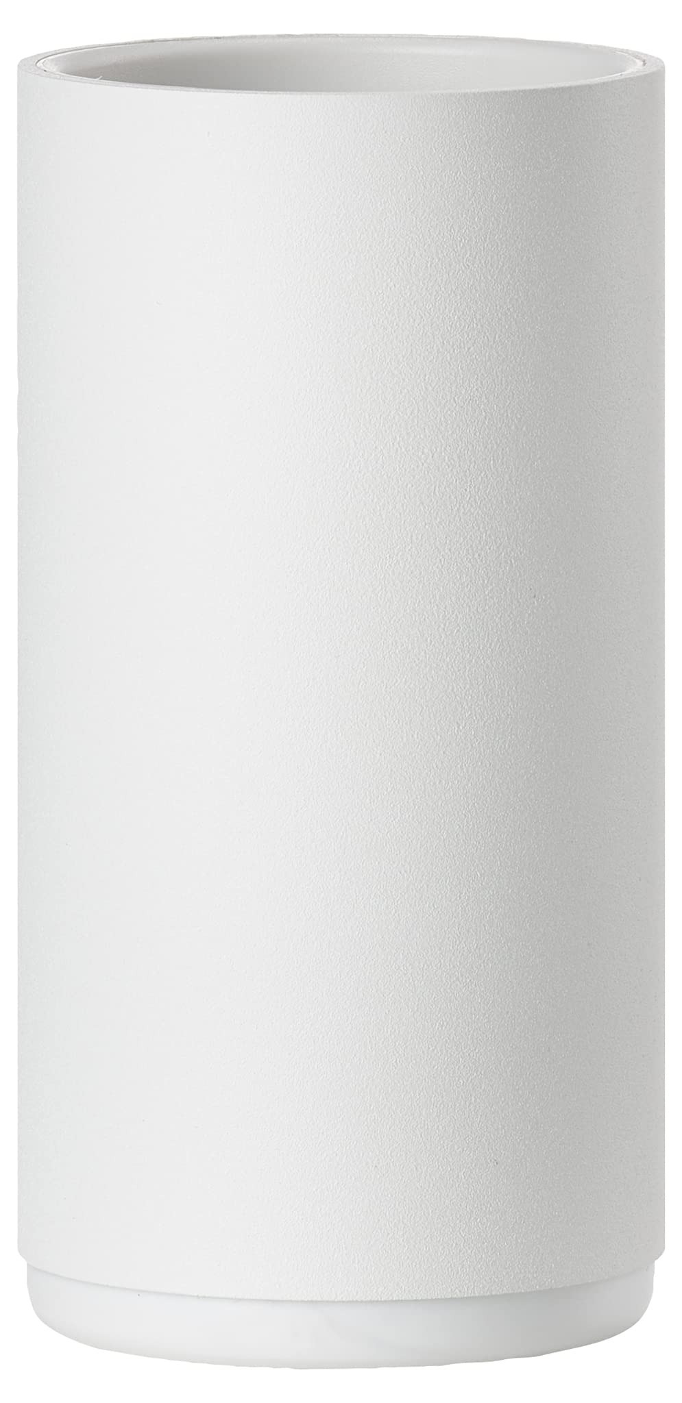 Zone Denmark Rim Zahnbürstenbecher Weiß 7x13,6 cm Alu